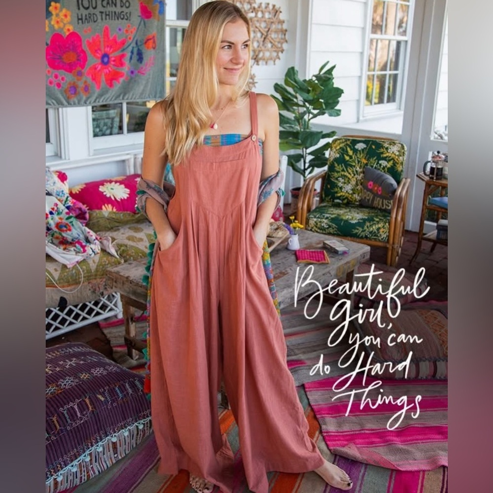 Natural Life Rust Jumpsuit, size S - Picture 11 of 12